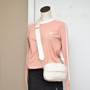 OFFLINE By Aerie Sherpa Makin' Moves Crossbody Bag Natural BNWT